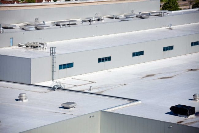 commercial roof problems, commercial roof damage